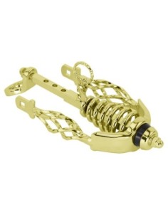 Spring Fork Slammer W/Cage Twisted Extended Crown Gold.